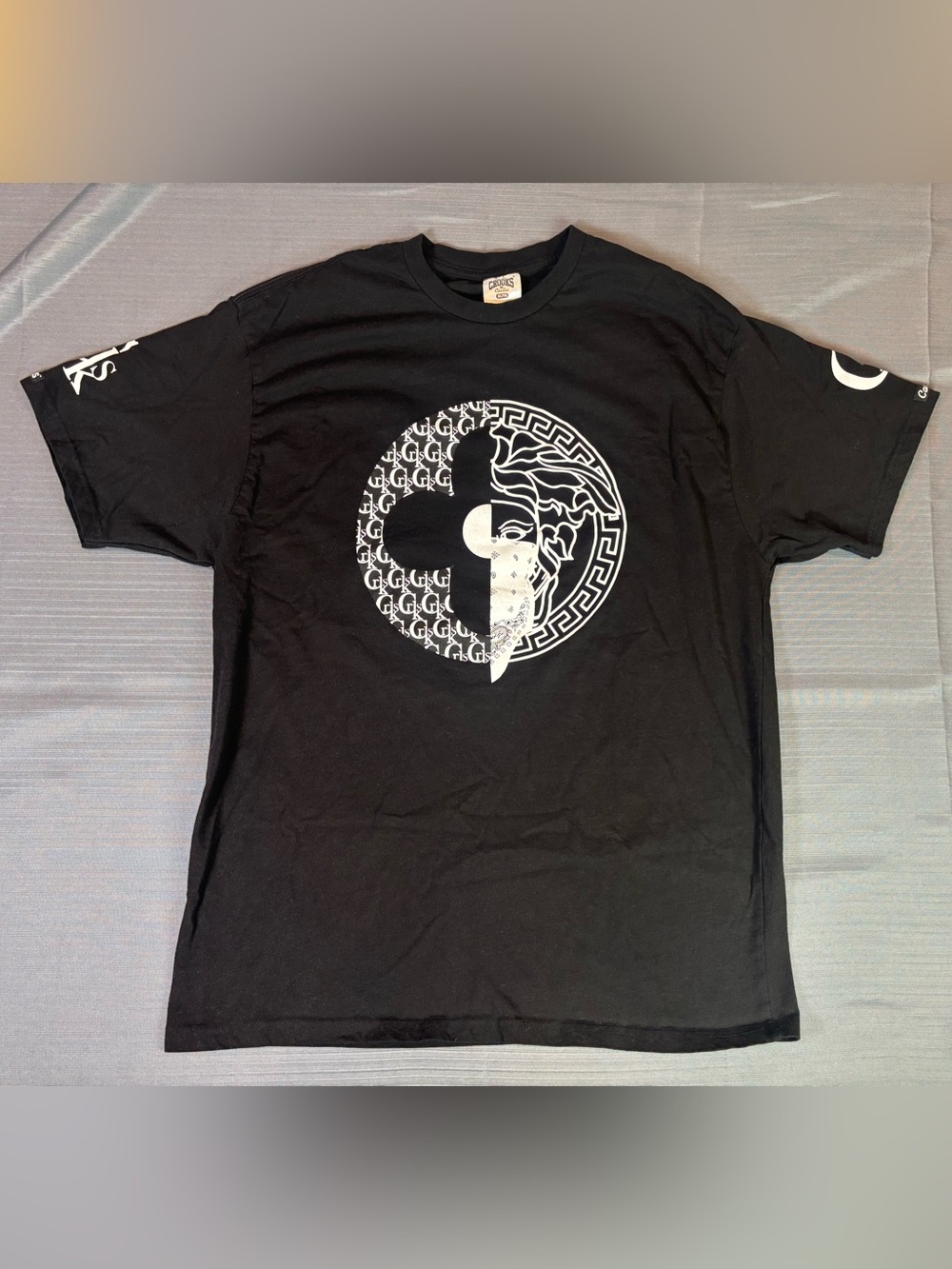 Crooks & Castles Medusa Graphic Tee Men’s XL Black Streetwear T Shirt